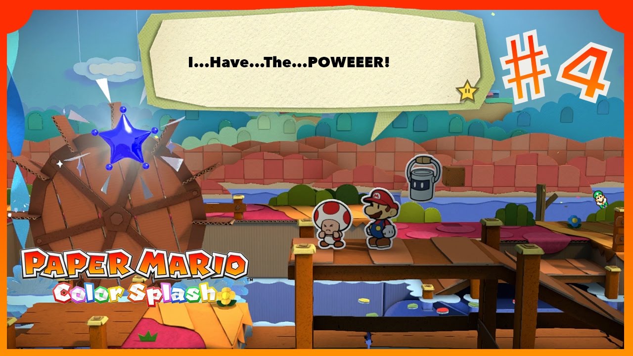 Justice Toad to the Rescue! | Paper Mario: Color Splash Pt.4