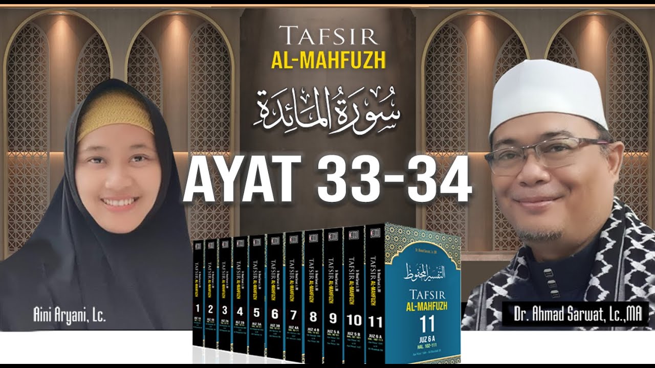 Tafsir Al-Mahfudz Surat Al-Maidah ayat 33-34 | Ust. Dr. Ahmad Sarwat, Lc. MA