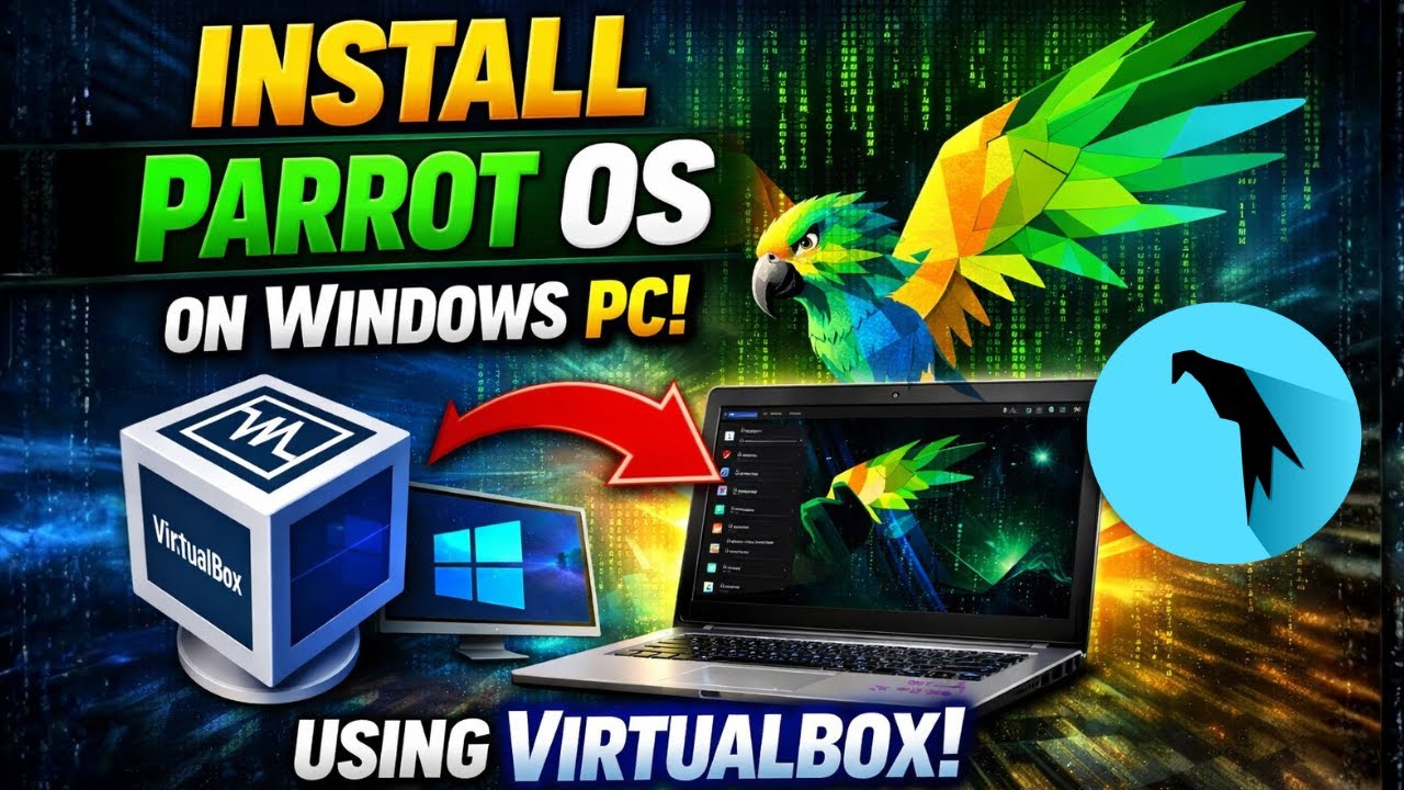 How to install Parrot OS on VirtualBox in Windows Computer | 2026