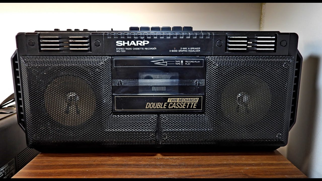 Boombox Bonanza 7: Sharp 'Twin Cam' WQ-T231