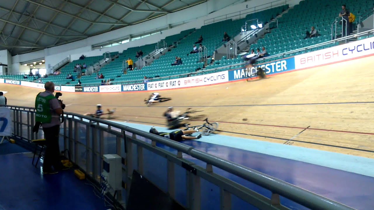 Crash @ National Track Cycling Championships