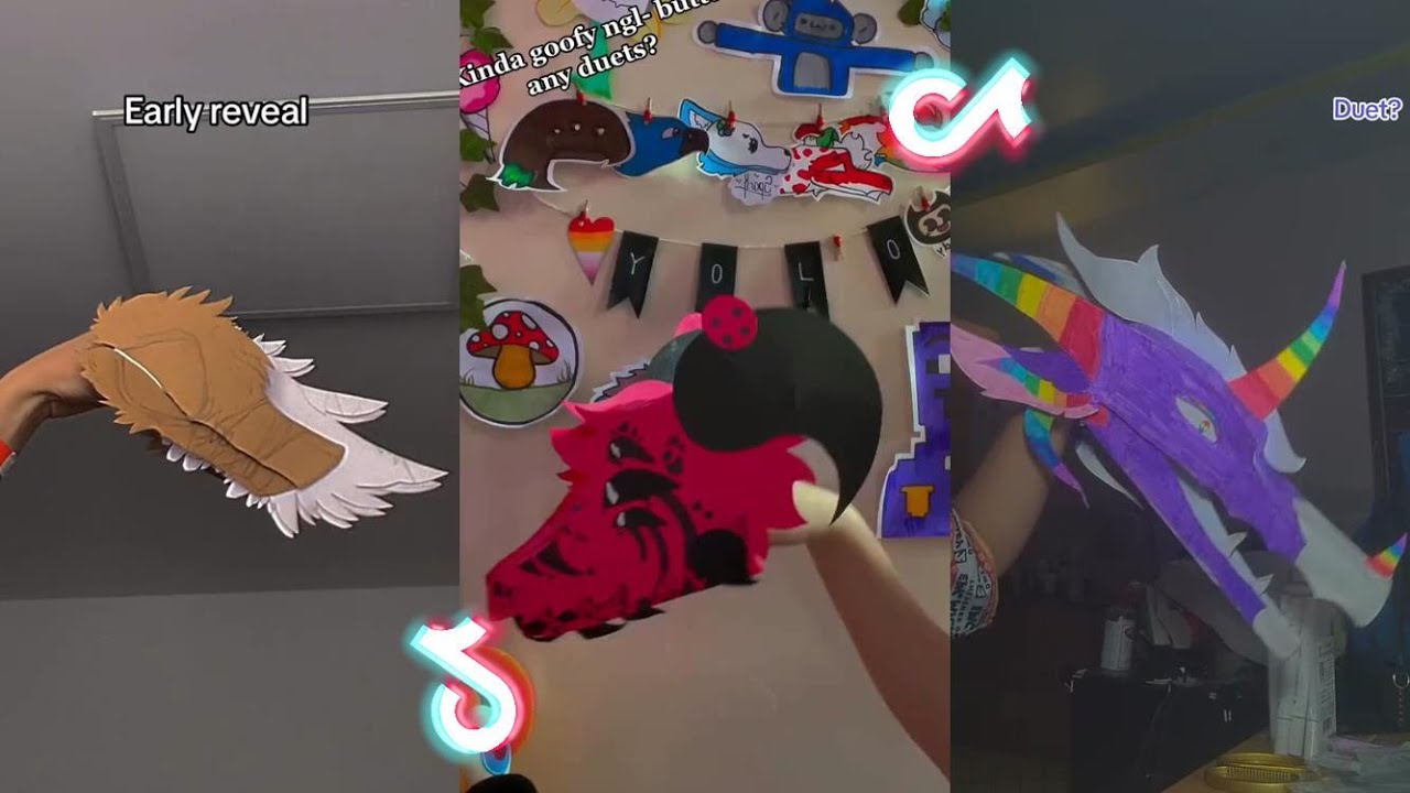 Dragon Puppet TikToks - Paper Dragon TikTok Compilation #68