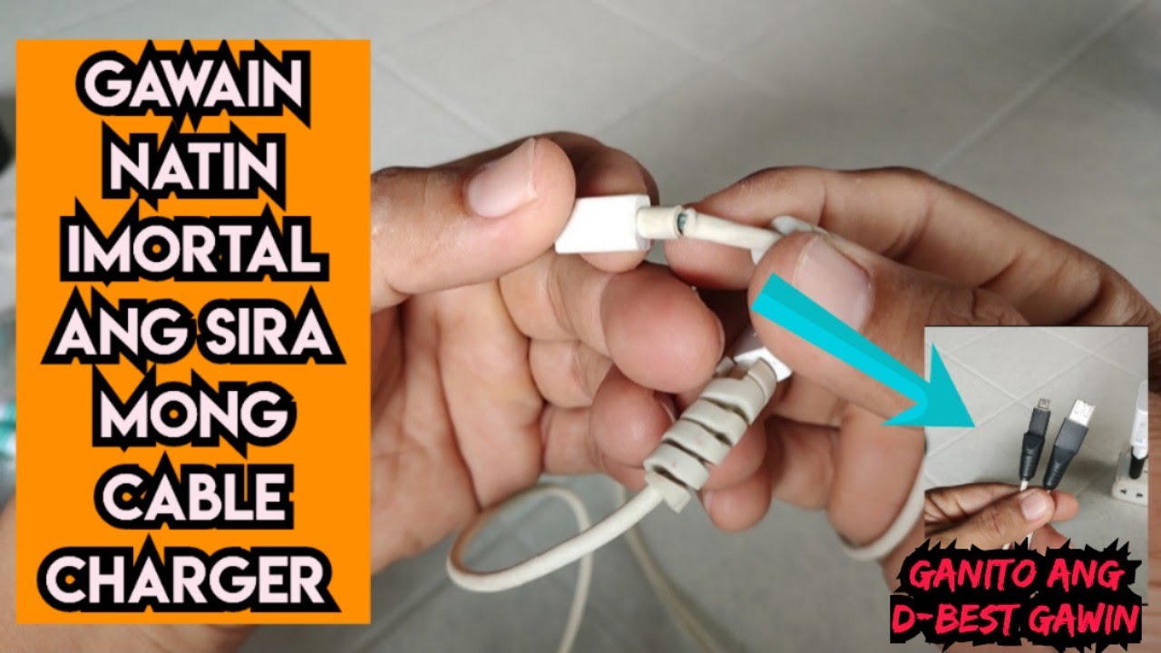 Paano mag repair ng sirang cable charger