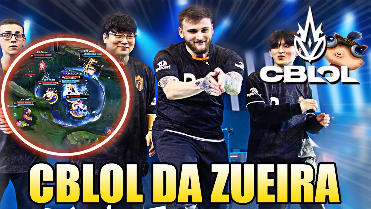 DANCINHA da LOS GRANDES e ULT INSANA do AEGIS - CBLOL DA ZUEIRA