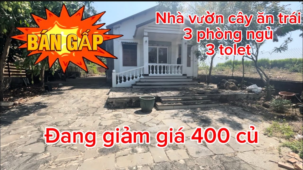 Giảm 400tr bán nhanh nhà vườn tâm huyết vì gia chủ đã chuyển đi nơi khác ở theo tính chất công việc