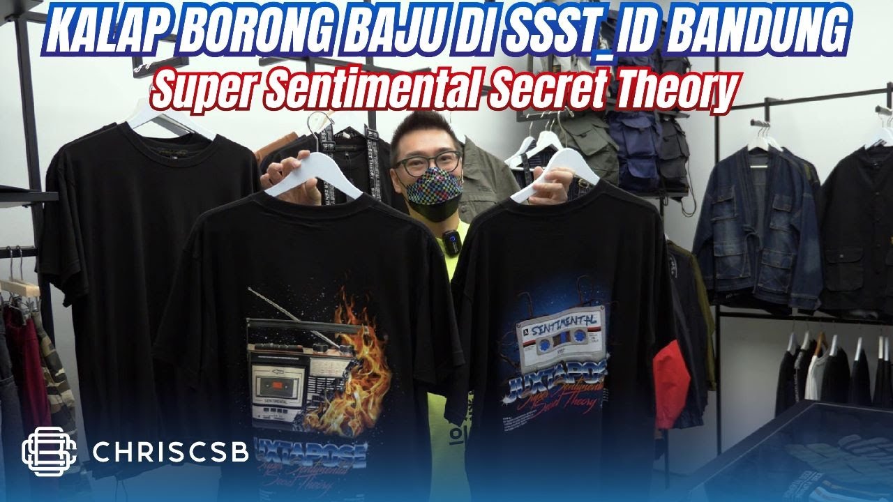 Satu Rombongan Kalap Borong Baju SSST_ID Super Sentimental Secret Theory Brand Streetwear Bandung