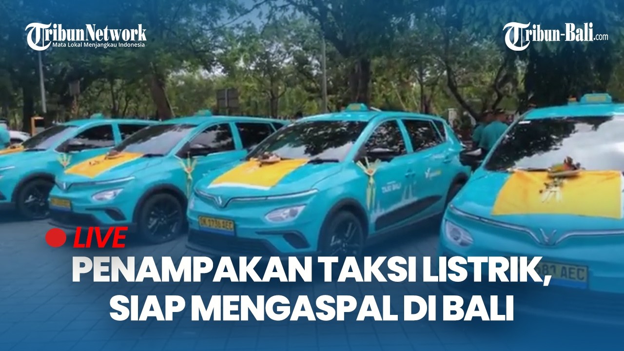 🔴 Launching Armada Green SM Taxi di Denpasar, Taksi Listrik Ramaikan Bali