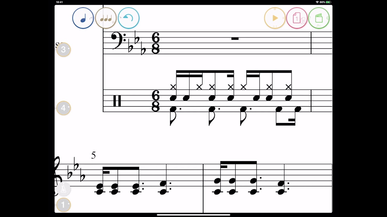 Introducing the new features of Touch Notation ～Drum score～