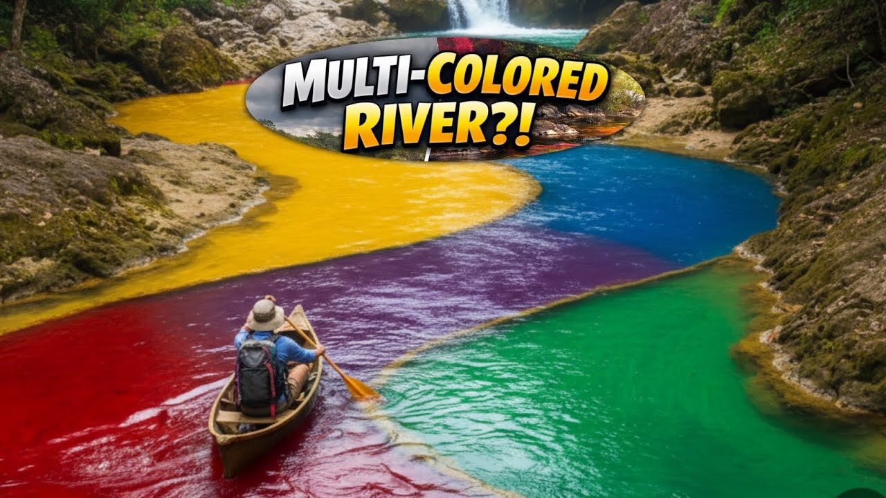 The World's Only 5 Coloured River is Hidden in a Jungle! #nature 
