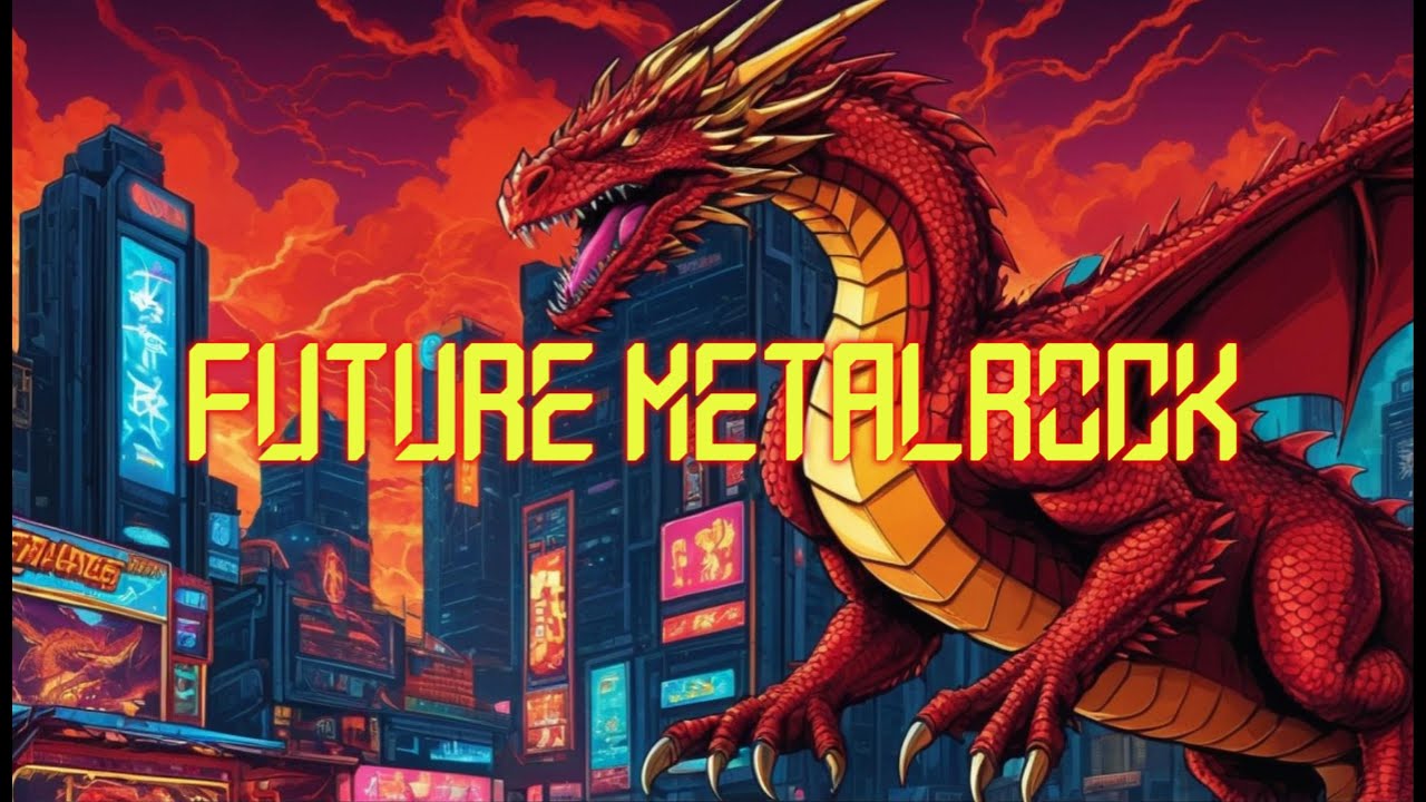 🤘 1 HOUR OF FUTURE METAL ROCK 80S STYLE INSTRUMENTAL 🎸 | RETRO RIFFS, SYNTHS & SHRED 🌃
