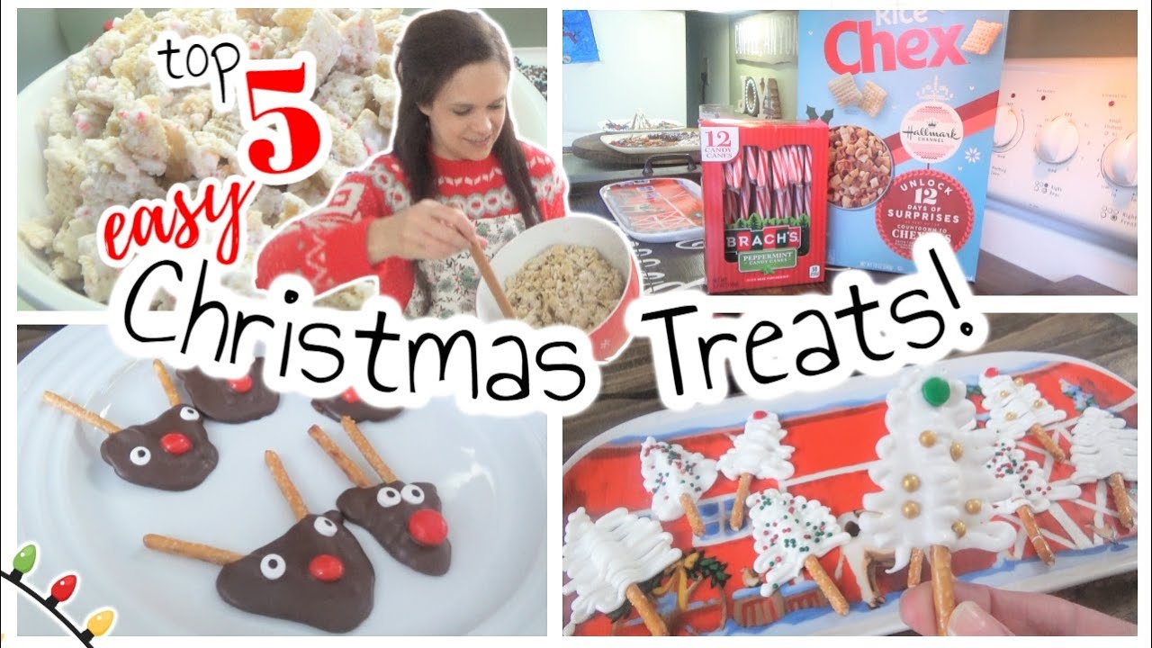 5 of The Absolute EASIEST Christmas Treats to make this year! 🎄