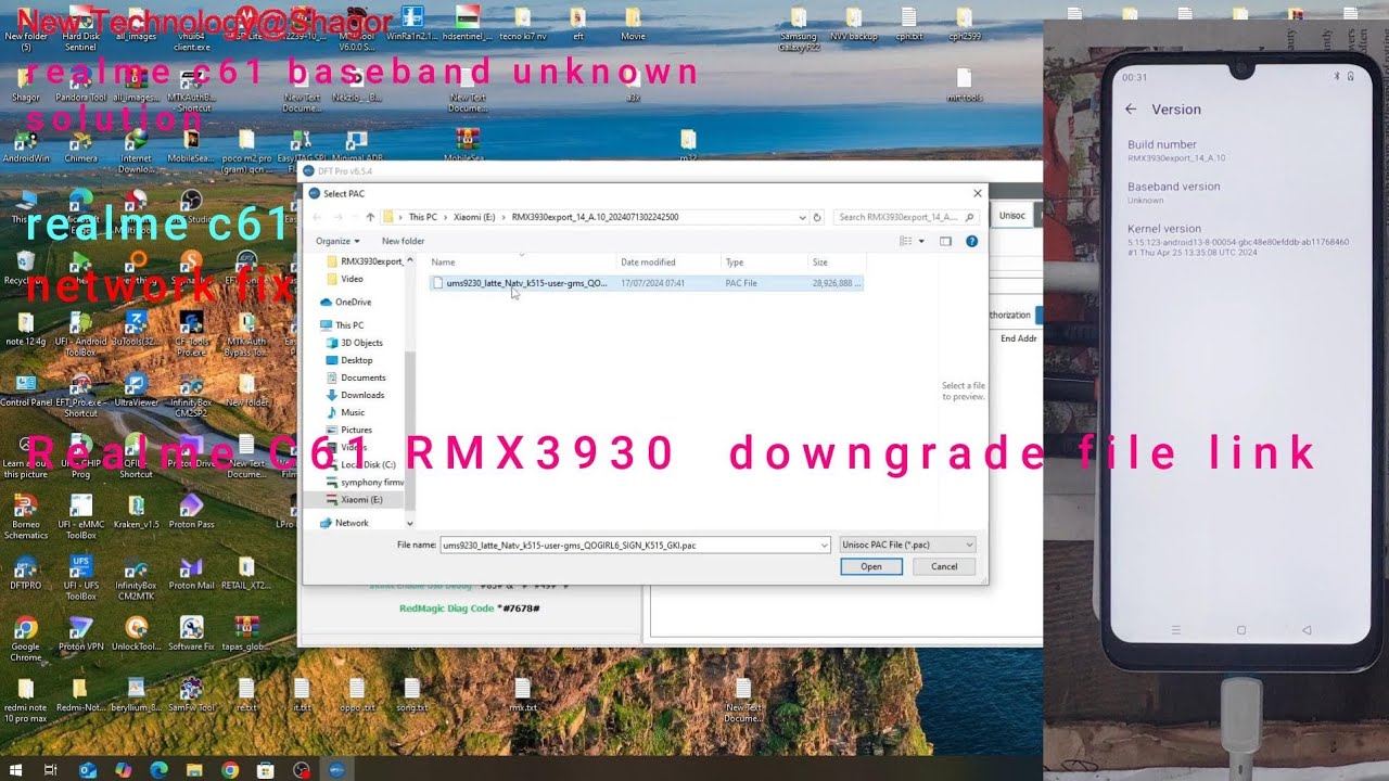➡️Realme c61💘 baseband unknown fix👍