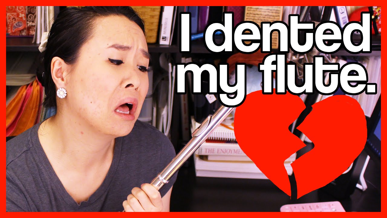 I dented my flute.