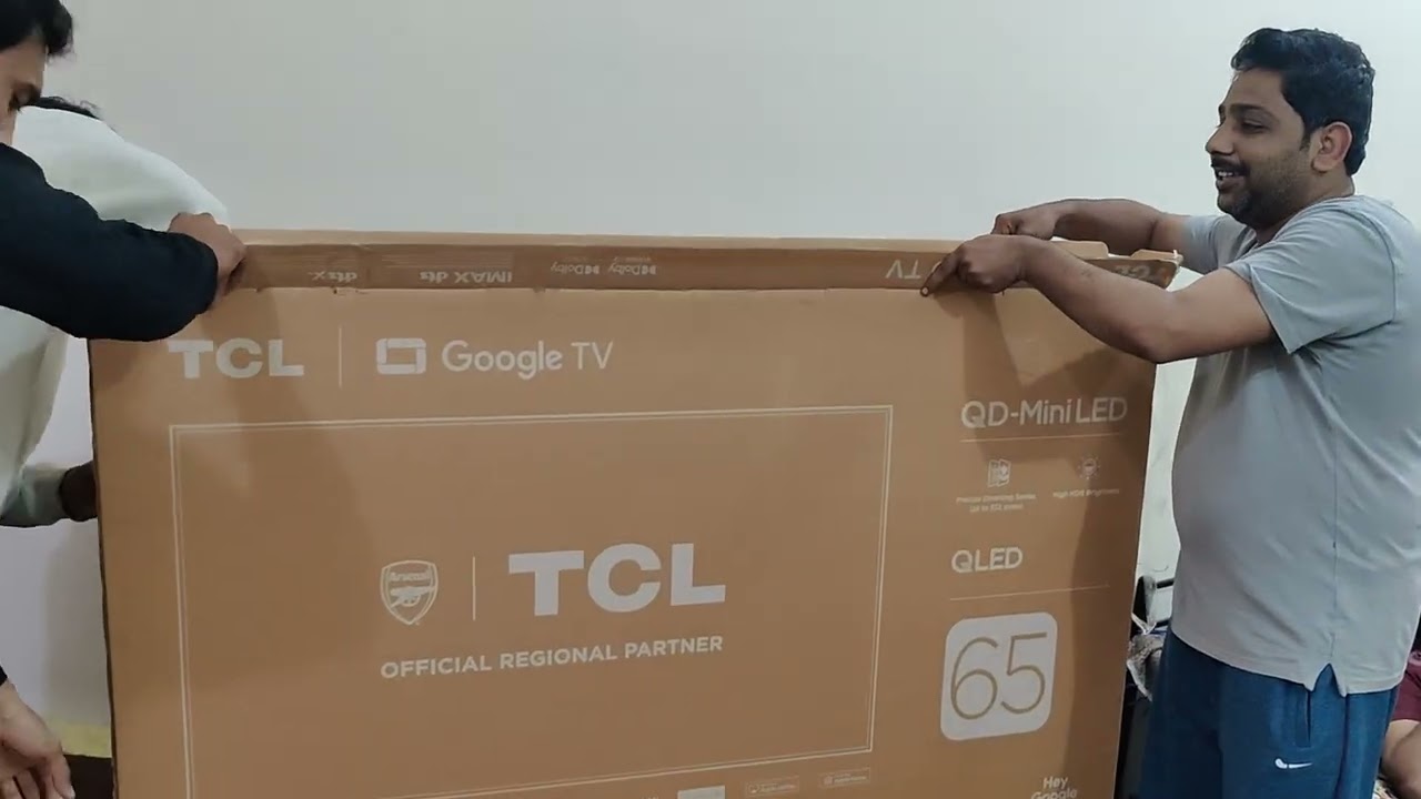 TCL C6K QD-Mini LED 65 inches Unboxing 
