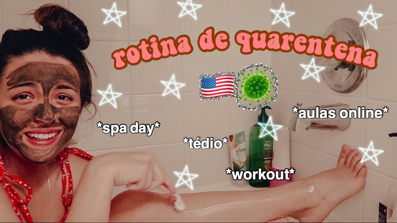 24 horas de quarentena comigo: spa day, workout, estudos...