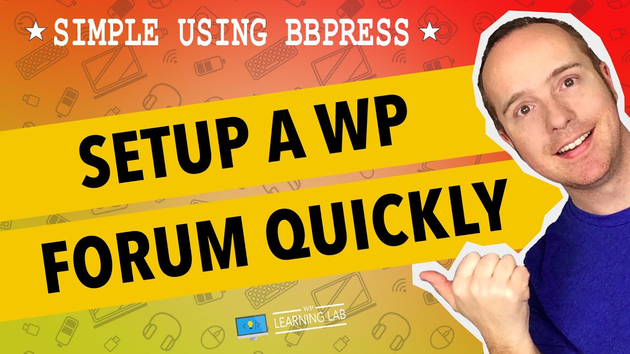 BBPress Wordpress Tutorial - Set up a Forum in Wordpress using bbPress plugin