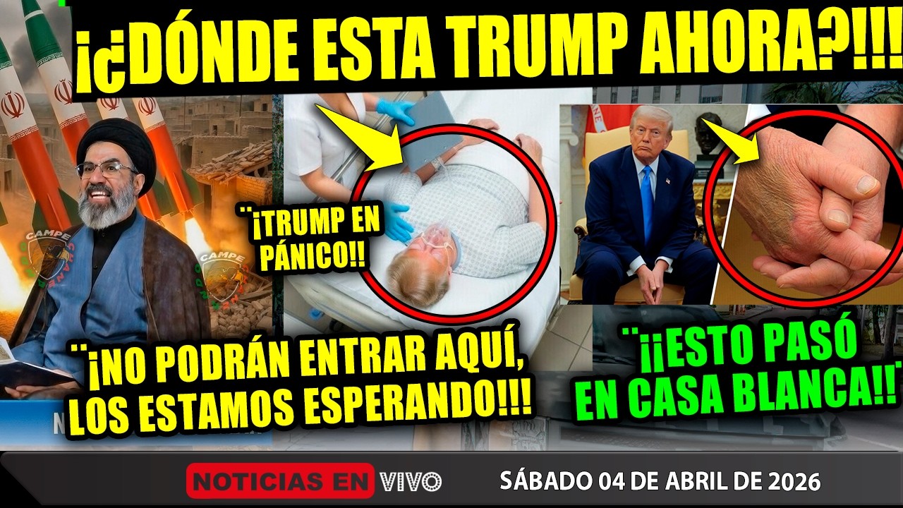 &iquest;FINAL DE TRUMP? &iexcl;&iquest;D&Oacute;NDE SE METI&Oacute;?! EN PLENO AGARR&Oacute;N CON IR&Aacute;N &iexcl;ESTO SE SABE DE &Uacute;LTIMA HORA!