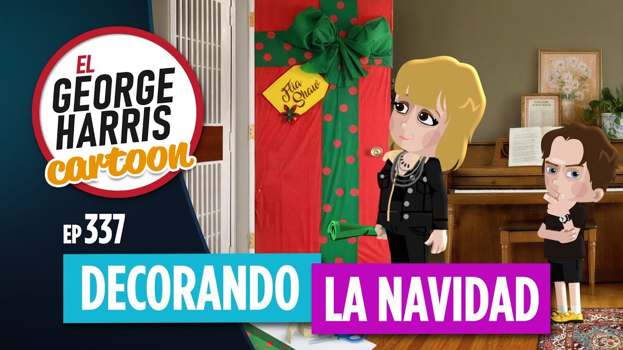LATINOS DECORANDO EN NAVIDAD 🎄🎅🏻 [George Cartoon EP 337]