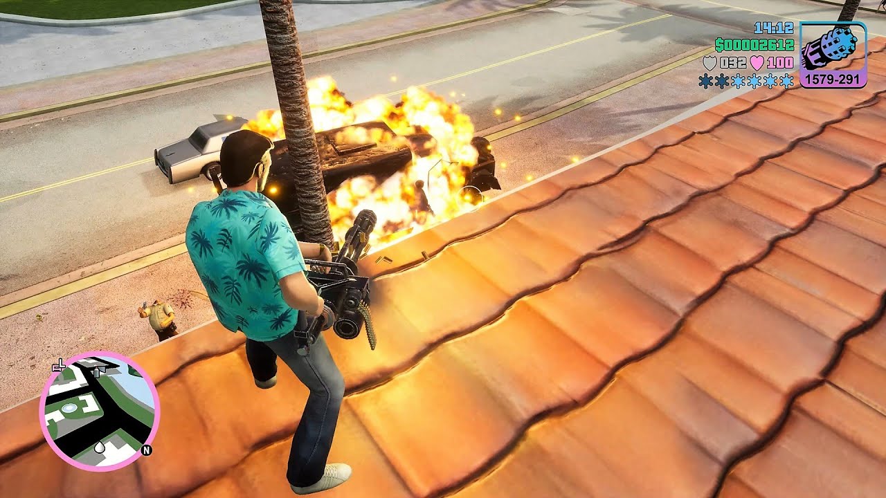 Grand Theft Auto: Vice City The Definitive Edition - Tommy's 6 STAR COP BATTLE