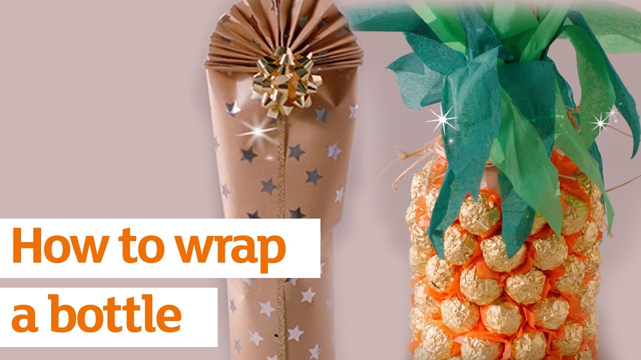 How to wrap a bottle | How To | Sainsbury's