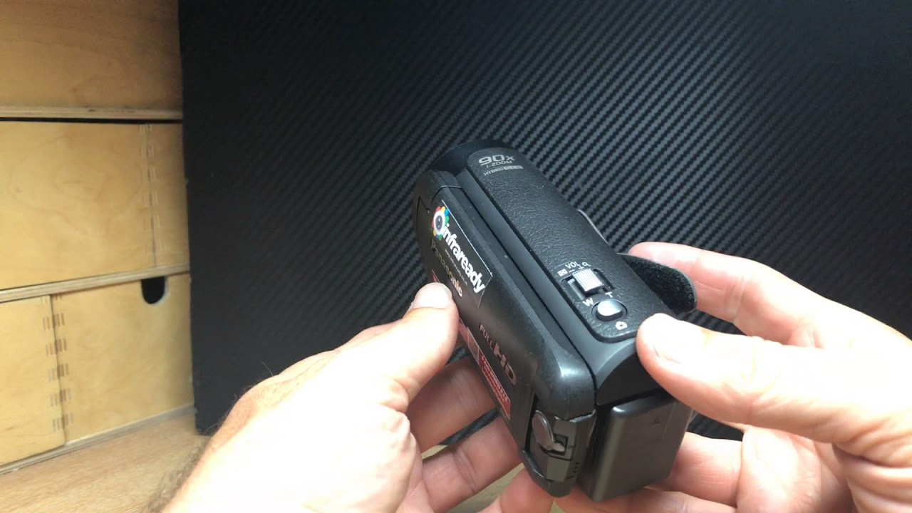Panasonic W580 Full spectrum converted twin lens hdr camcorder
