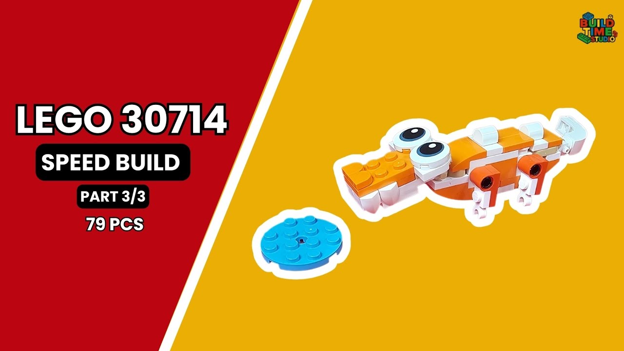 LEGO Creator 3-in-1 CROCODILE Speed Build 🐊 | Set 30714 | Part 3 🚀