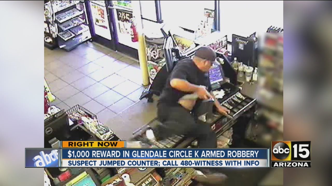 $1,000 reward after clerk robbed at Circle K