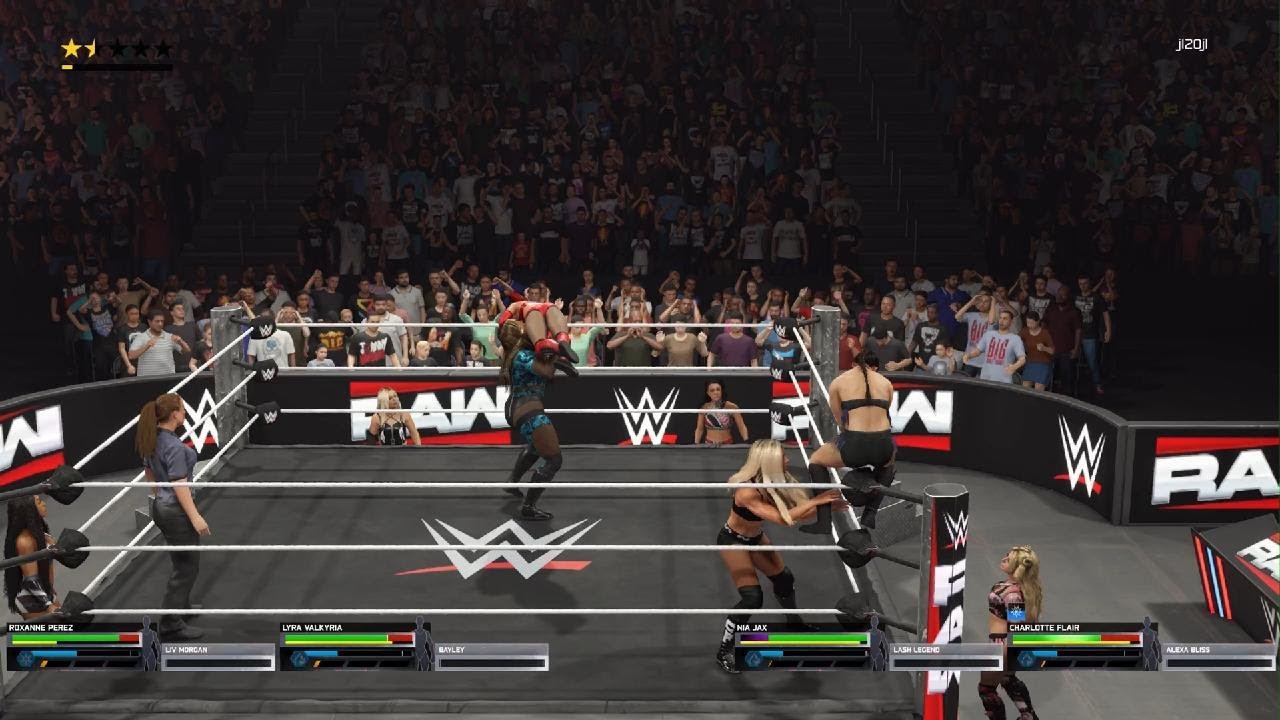WWE 2K25 Perez Vs Valkyria Vs Nia Vs Flair