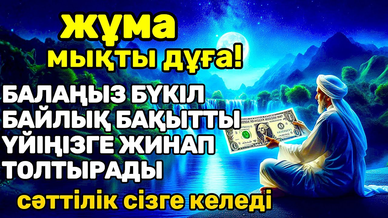 жұма КҮНІ ЕҢ ҚҰДІРЕТТІ ДҰҒА! Үйіңізге үлкен сый келеді қуанышпен бақытқа толады,ар-рахман сүресі