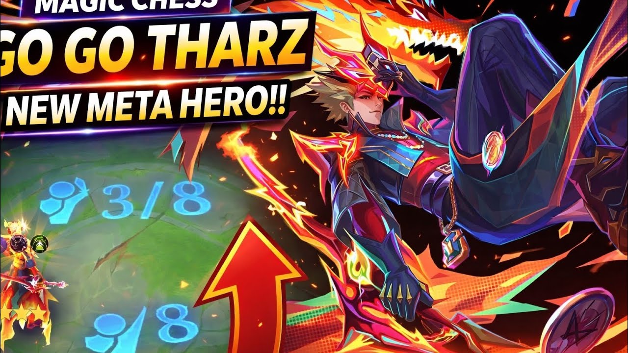 NEW META HERO TESTED with THARZ 😈 | INSANE DAMAGE #magicchessgogo 