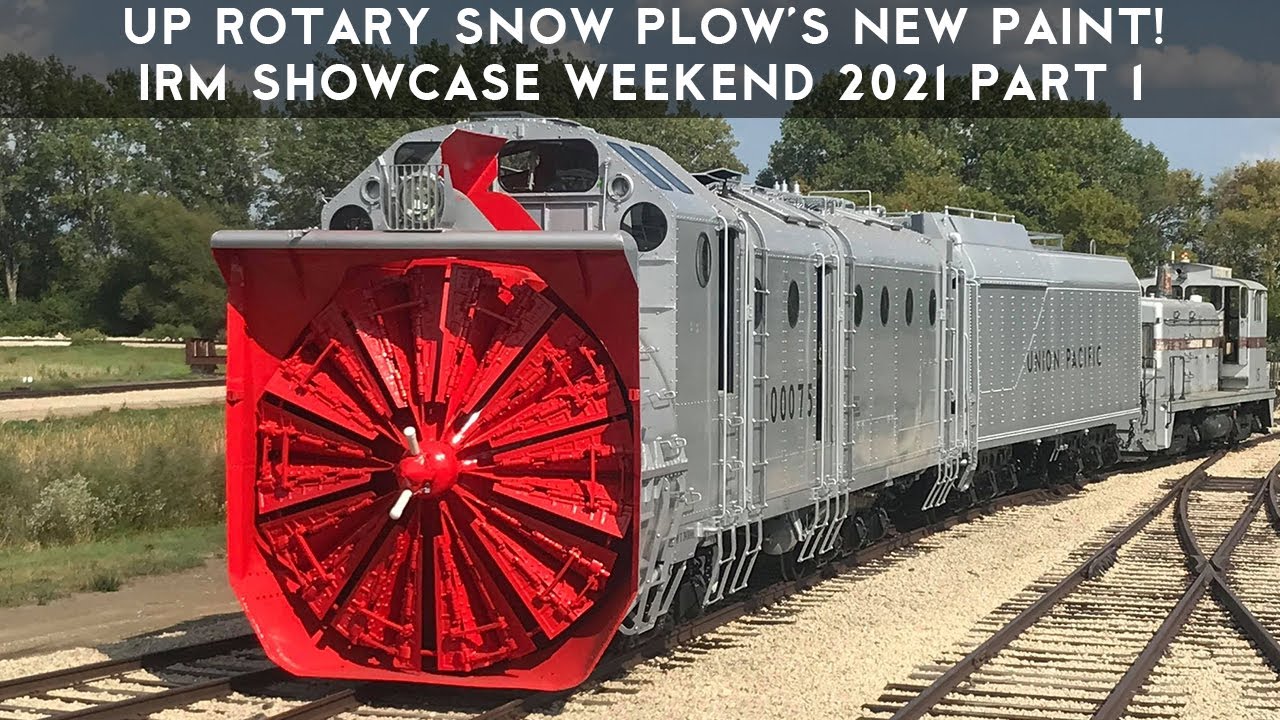 UP Rotary Snow Plow and RPO Drops! - Illinois Railway Museum Showcase Weekend 2021 Part 1