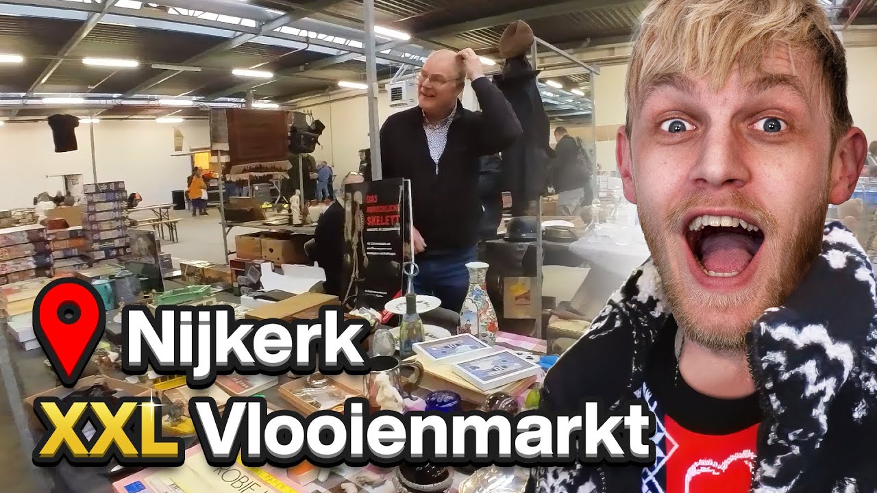 Loop met mij mee op de Vlooienmarkt in Nijkerk..