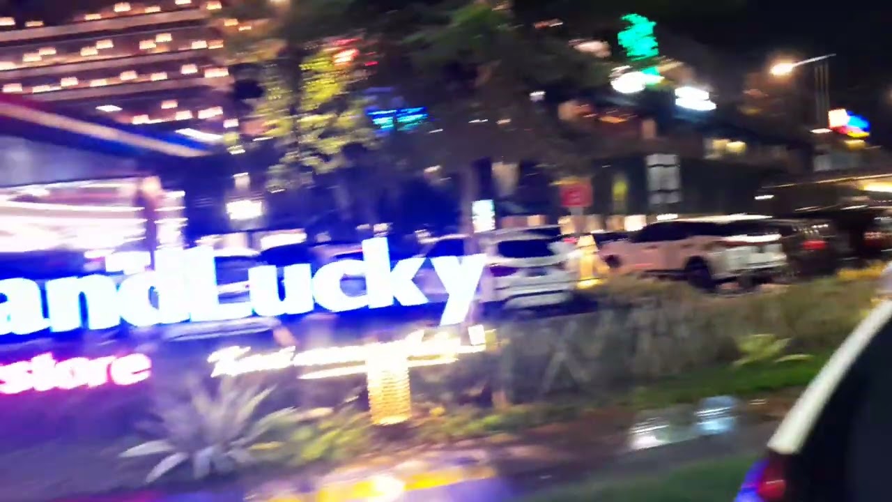 Super store and Big cars in Jakarta Indonesia