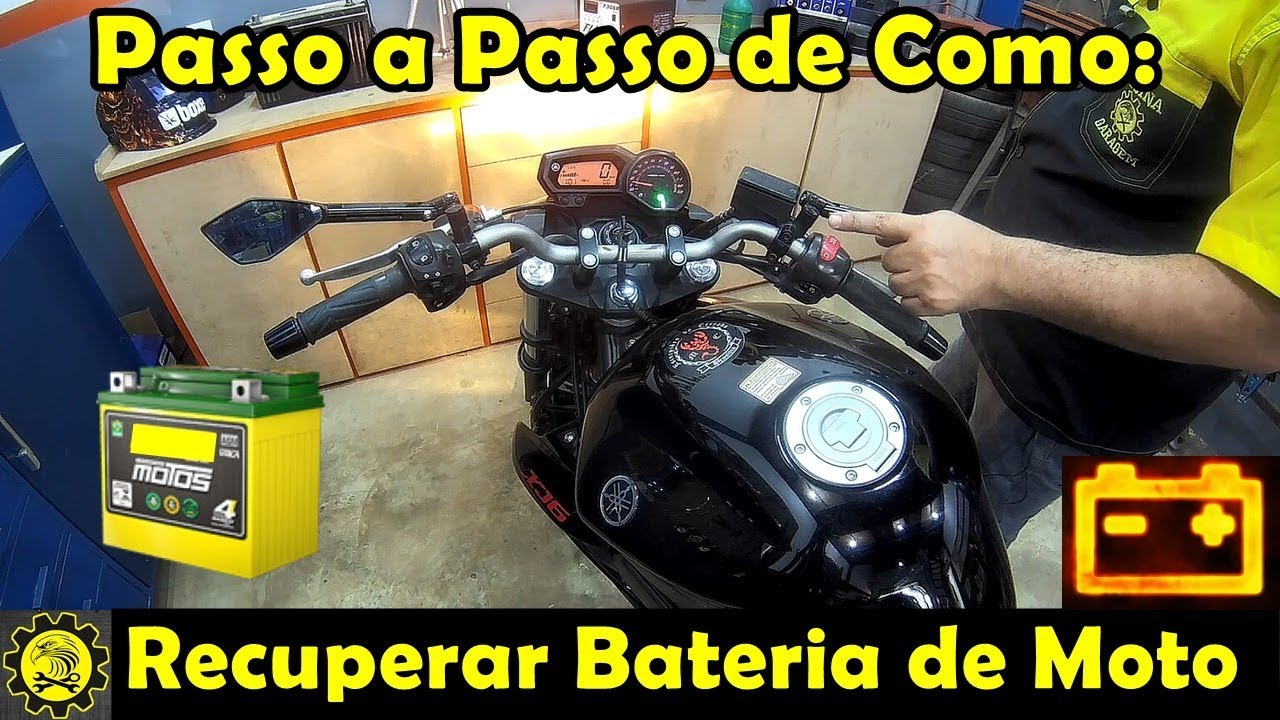 Como Recuperar Bateria de Moto - Testado e Aprovado