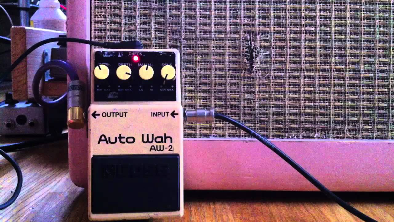 BOSS AW-2 Auto Wah Test