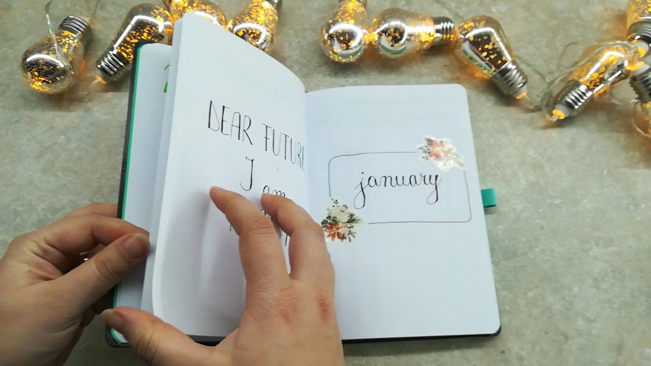 Bullet Journal  - Cum mi am plnificat agenda pentru ianuarie 2021