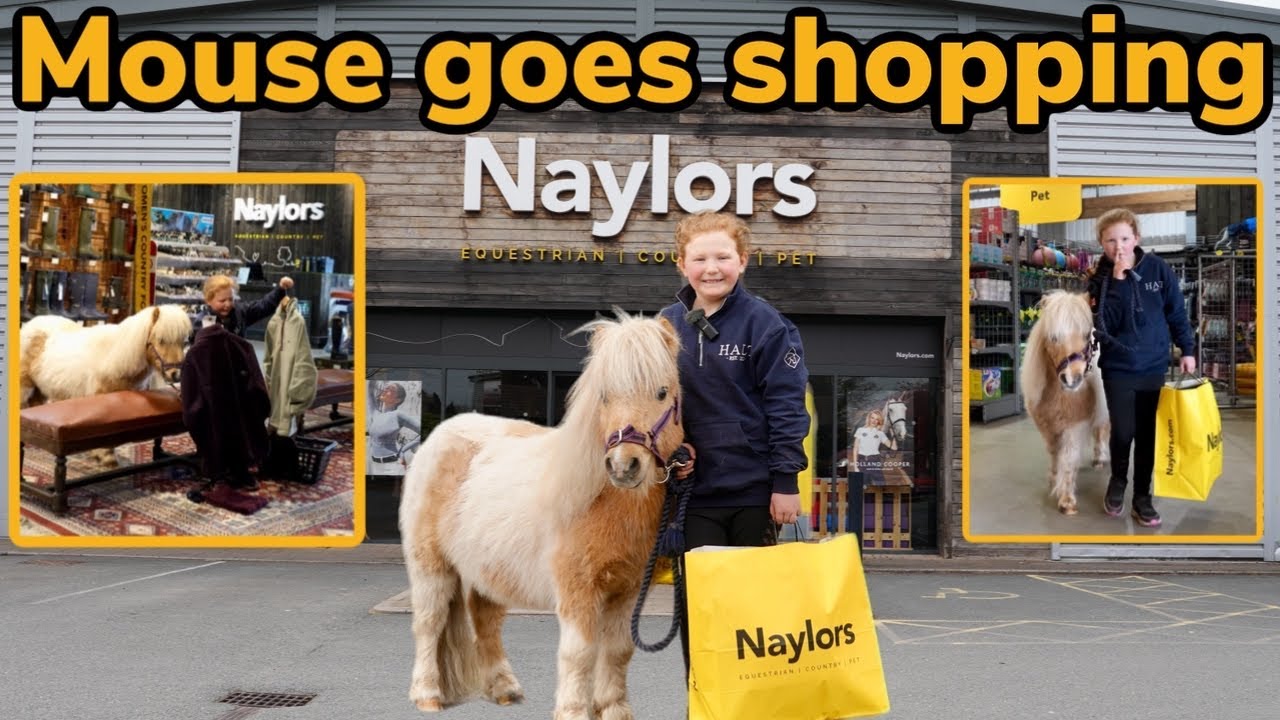 MINI PONY MOUSE GOES SHOPPING AT NAYLORS