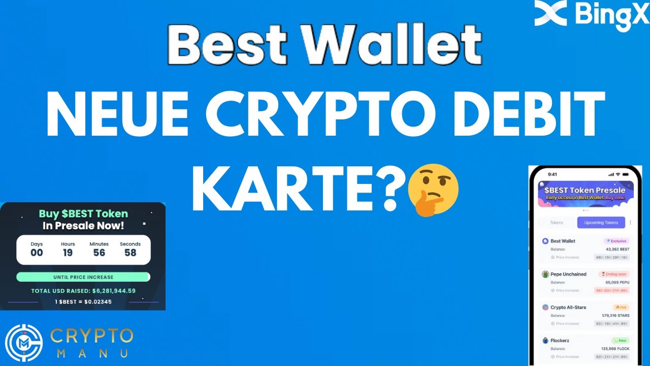 BEST WALLET PRESALE🚀‼️ NEUE CRYPTO KARTE + APP‼️⚠️