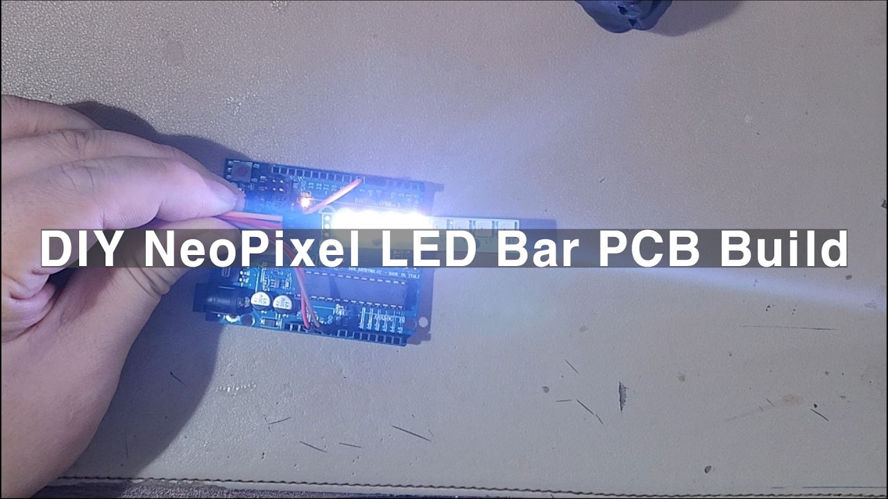 DIY NeoPixel LED Bar PCB Build