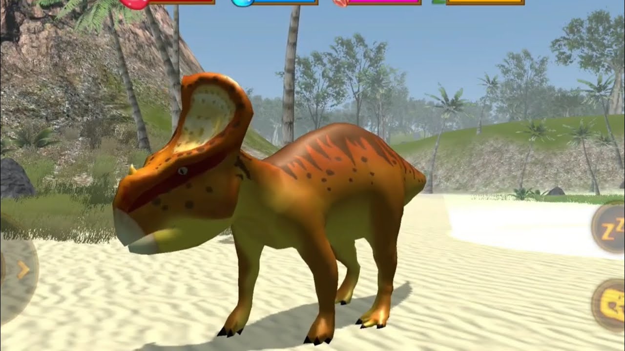 Best Dino Gamer- Protoceratops Talking Simulator #dinosaur #games #dinossauros