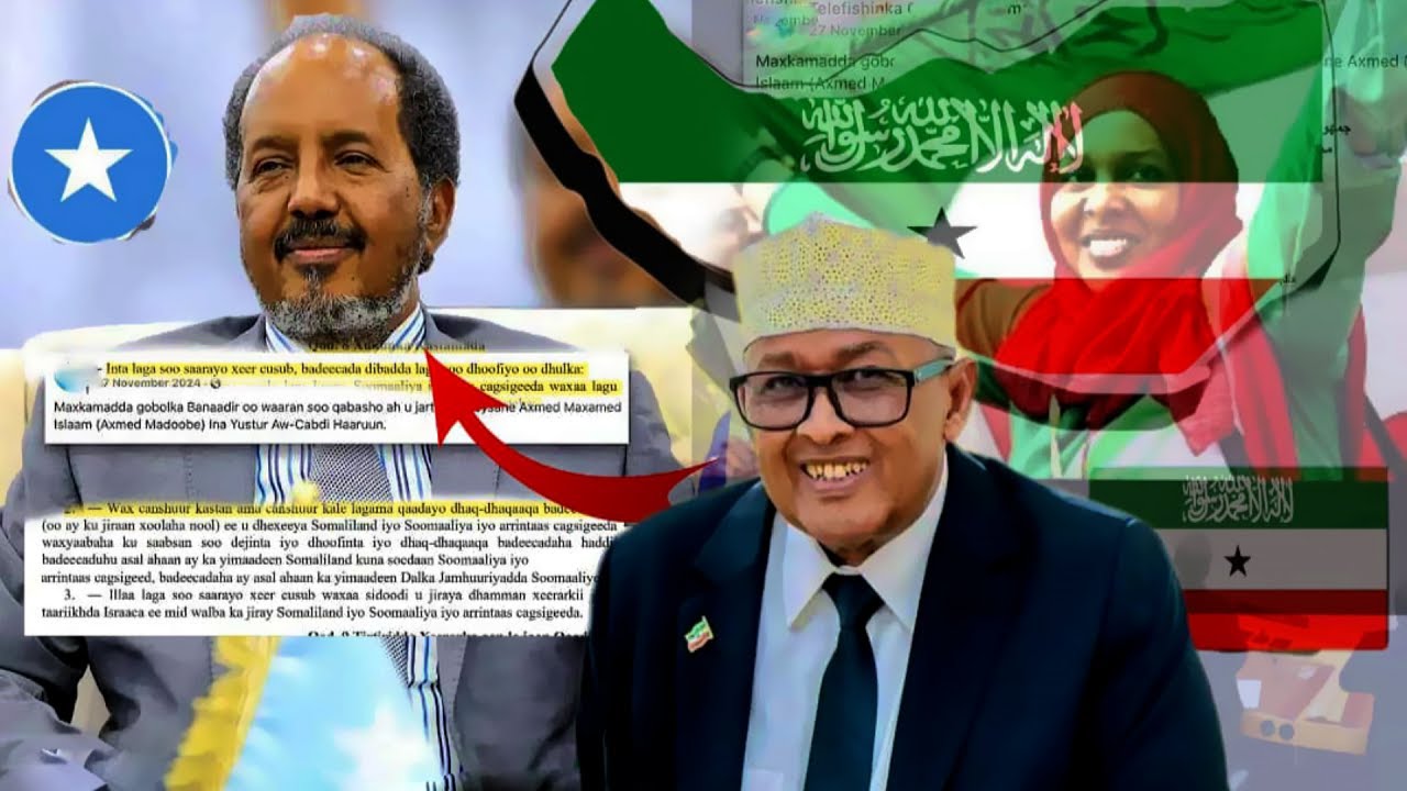 Xogta Ku Qarsoon 5 Qodob Oo Ictiraafka Somaliland Xaqiijinaya  Halis-na Ku ah Xasan Sheekh
