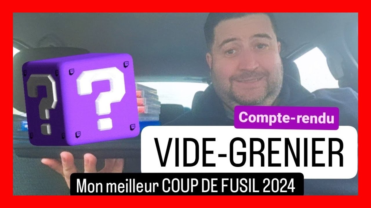 #71 VIDE GRENIER LIVE - MON COUP DE FUSIL 2024 mais...+ Achats du Mois
