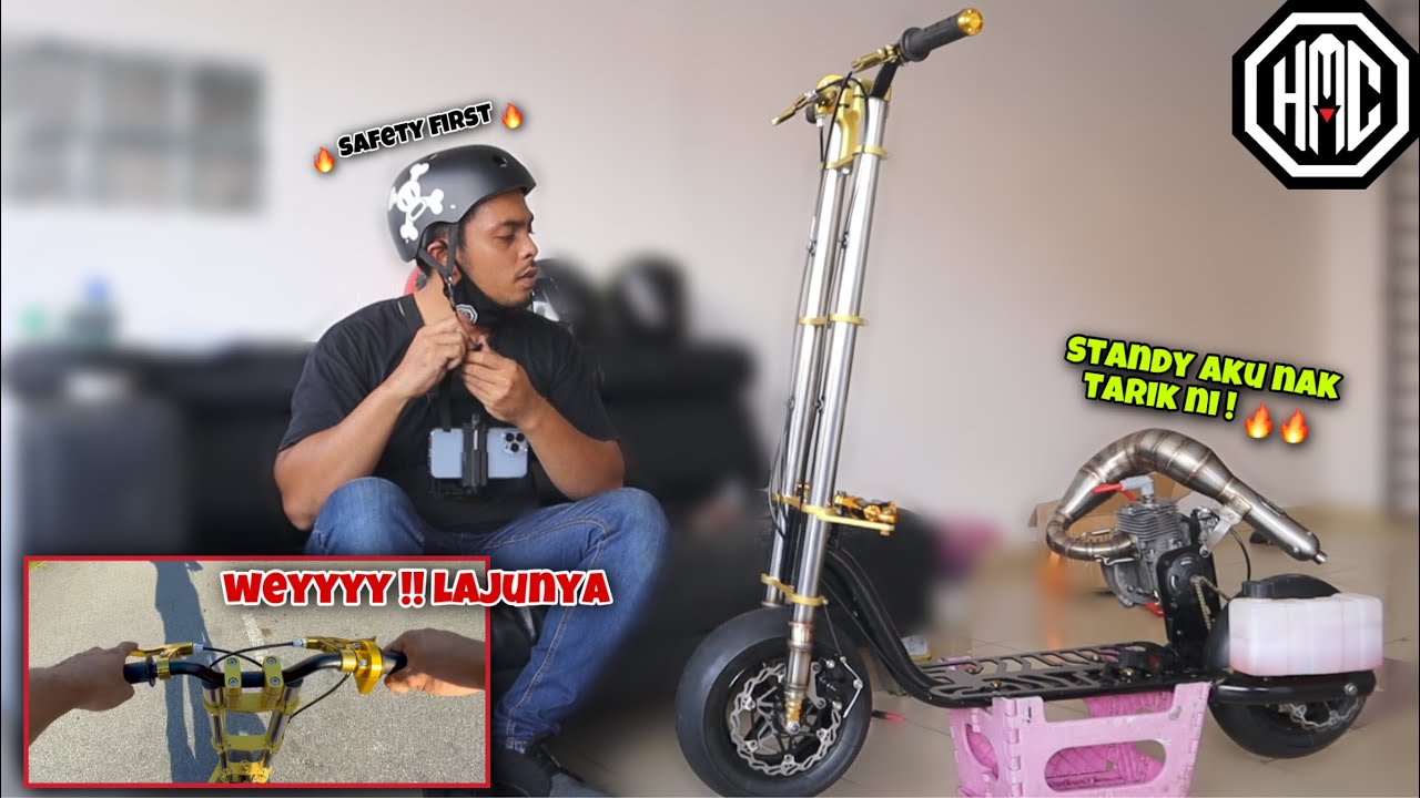 GOPED pon RACING gak !! | ADA LAWAN KAH ?! 🤨 | RIDE ON wey 🔥🔥