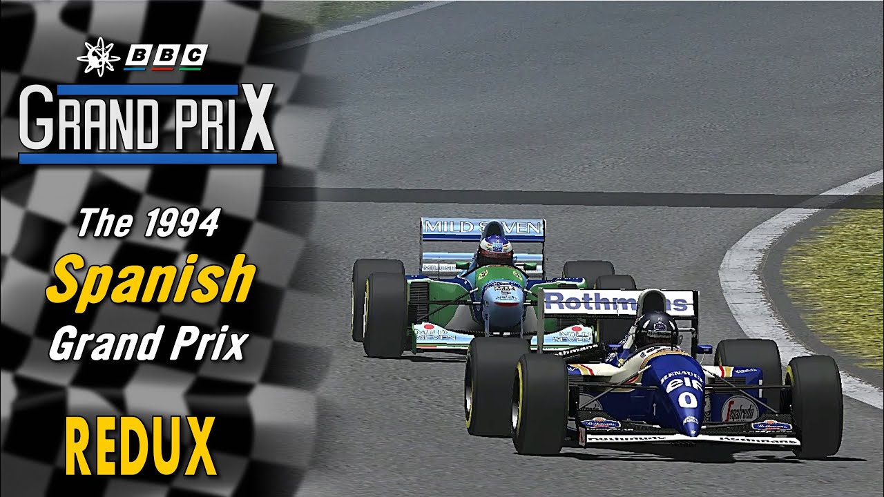 The Spanish Grand Prix REMASTERED | Round 5 | 1994 F1 Season [Grand Prix 4]