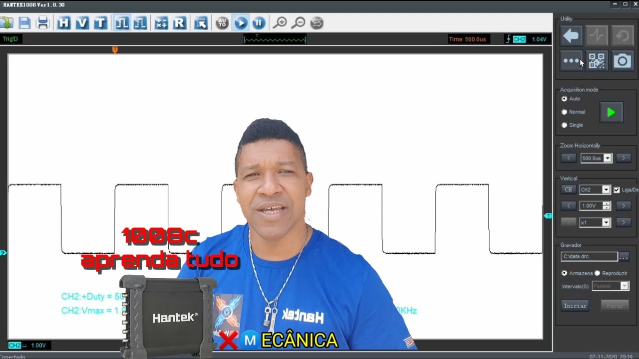 tudo sobre o Hantek 1008c