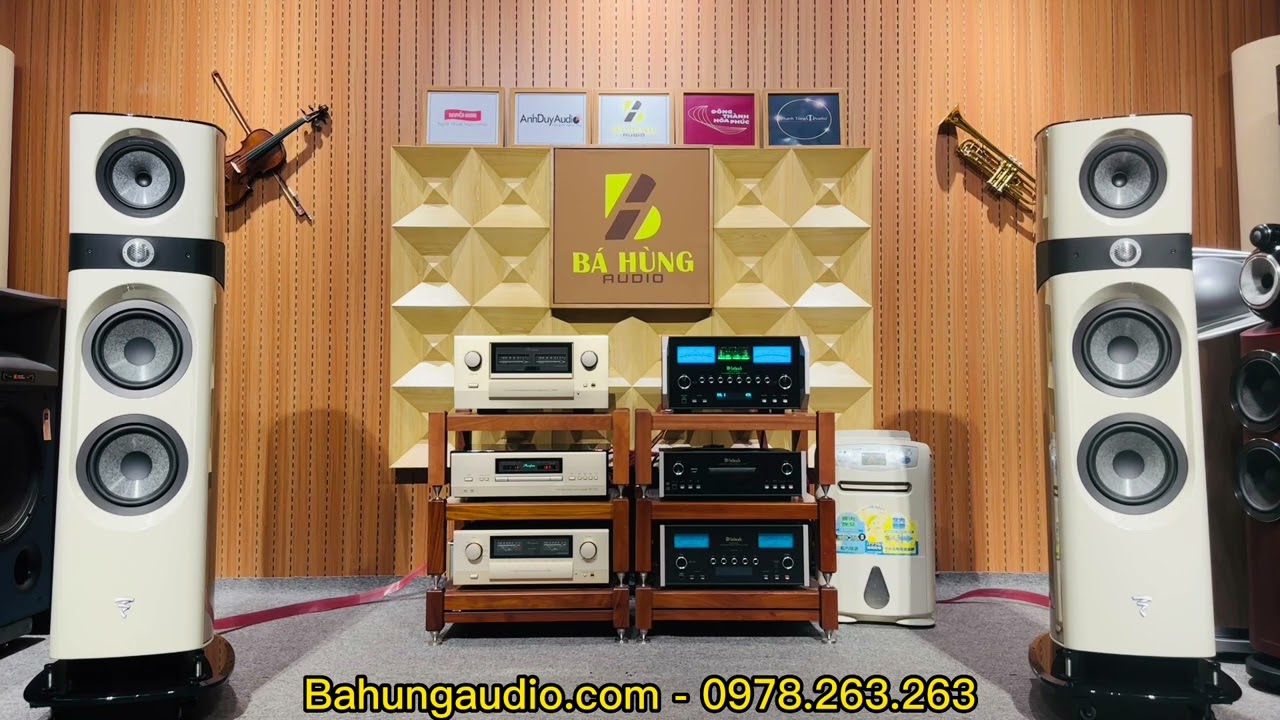 THẨM &Acirc;M CUỐI TUẦN CẤU H&Igrave;NH HI-END - Loa Focal Sopra No3 - Amply Mcintosh MA12000 - Accuphase DP-720