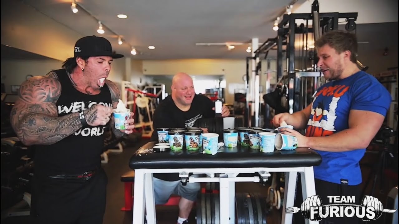 Ben and Jerry's Ice Cream Eat Off против Rich Piana | Furious Pete
