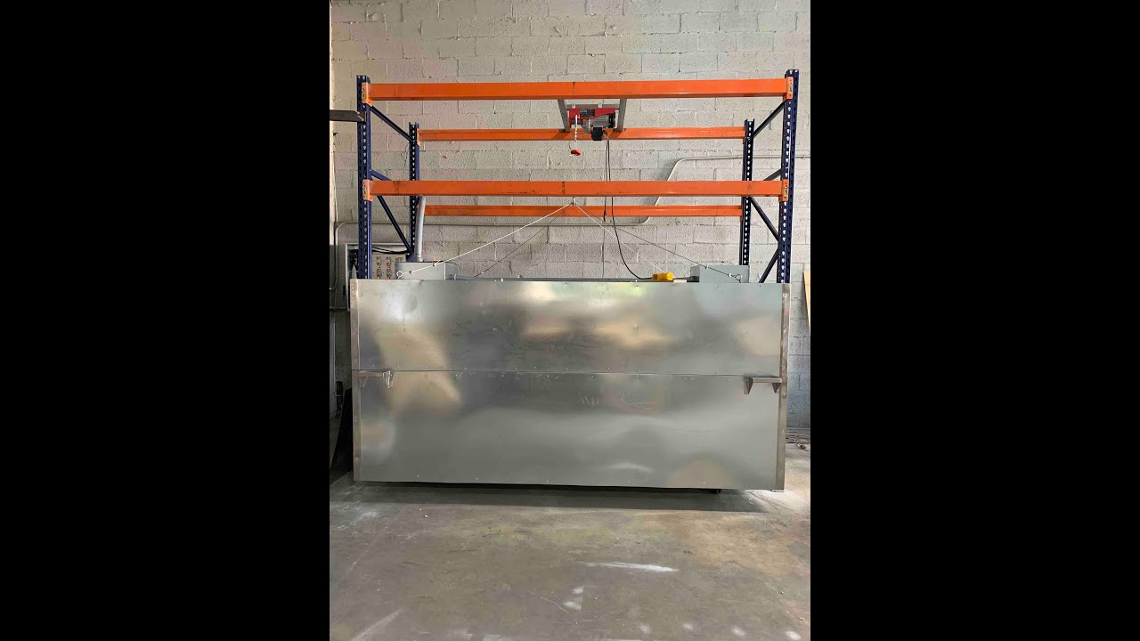 How to set up a glass bending oven