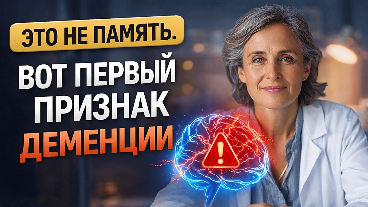 Самый ранний признак деменции — это не память. Вот что опаснее