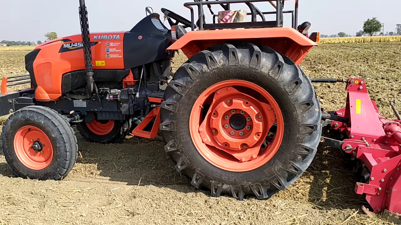 Kubota 4501 with rotavator